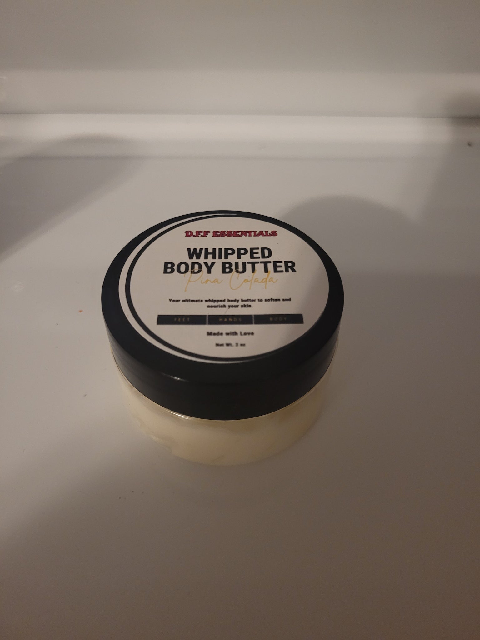 Pina colada whipped body butter