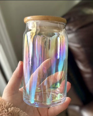 D.F.F ESSENTIALS IRIDESCENT GLASS CUPS