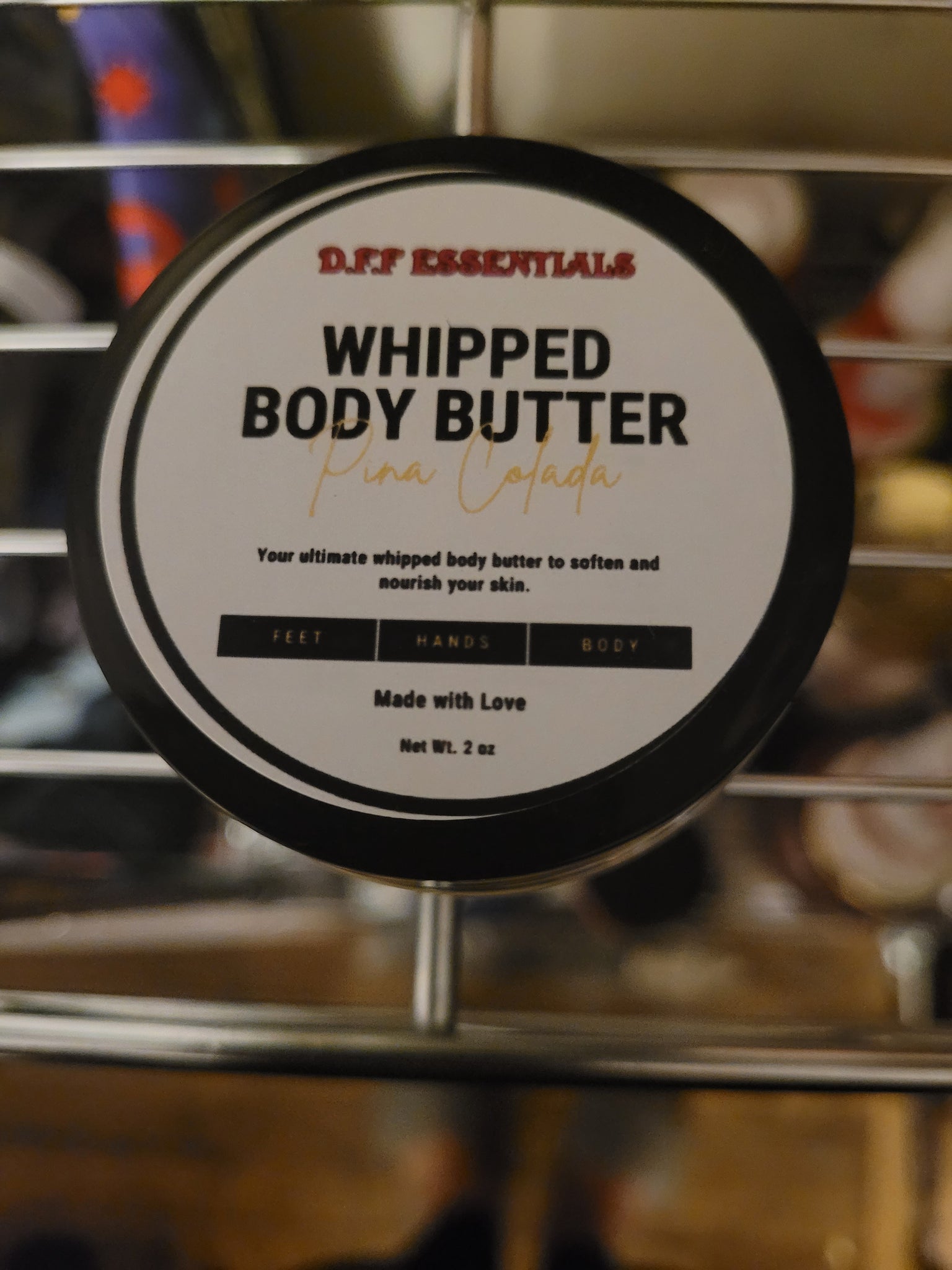 Pina colada whipped body butter