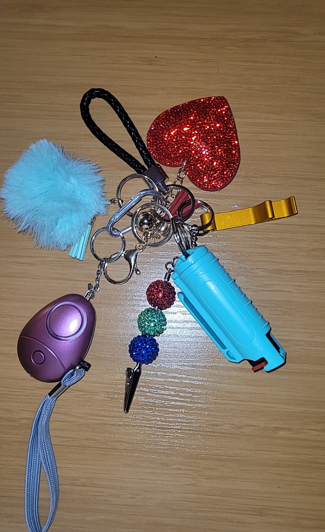 Mix and Match Collection Safety keychain