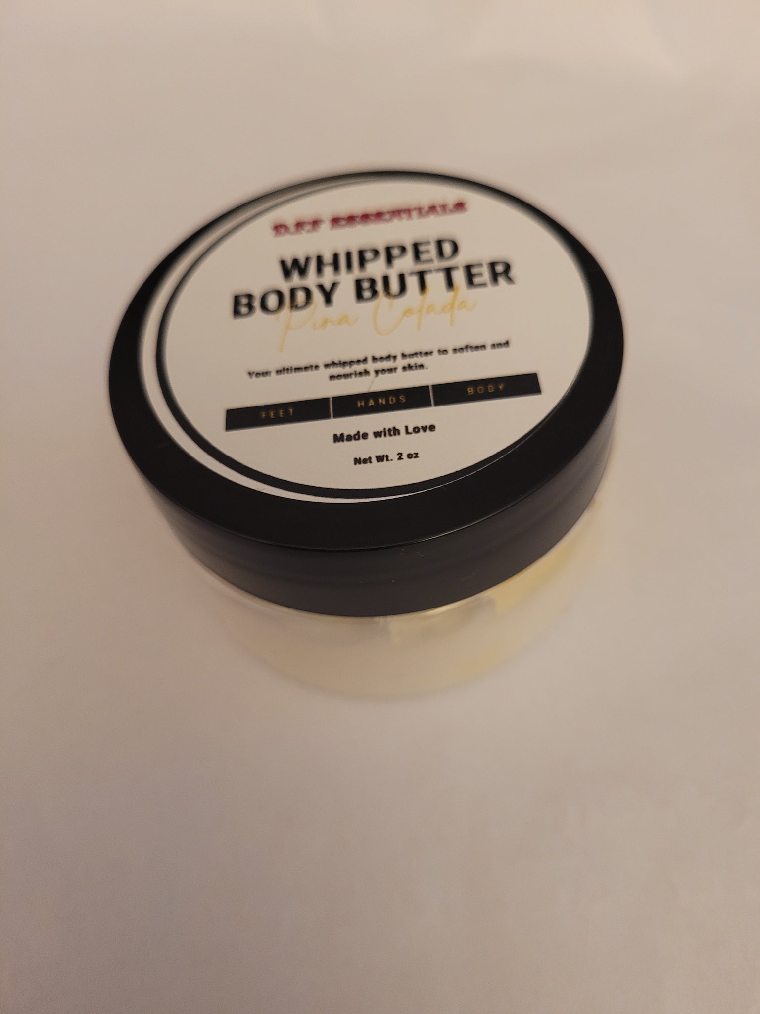 Pina colada whipped body butter