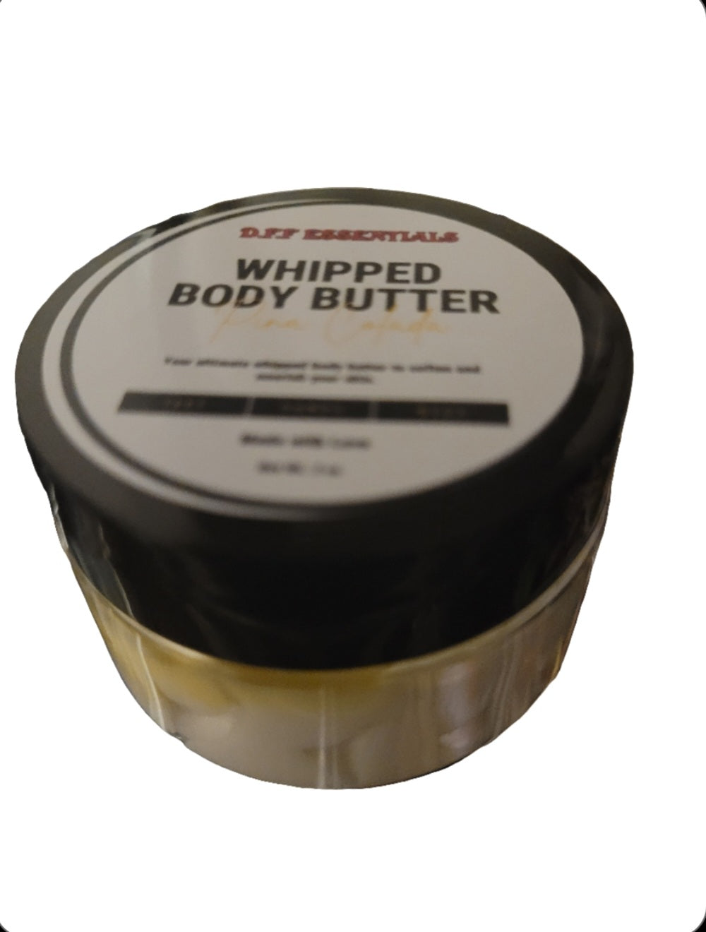 Pina colada whipped body butter