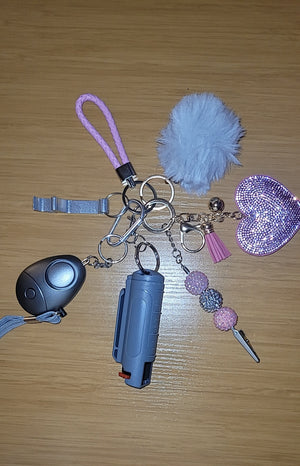 Mix and Match Collection Safety keychain