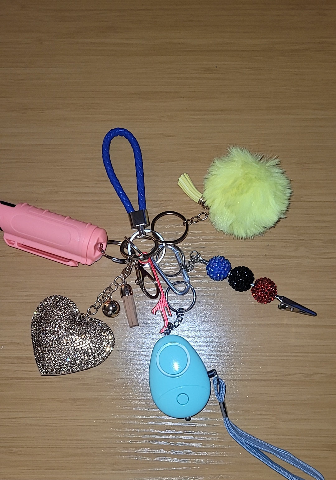 Mix and Match Collection Safety keychain