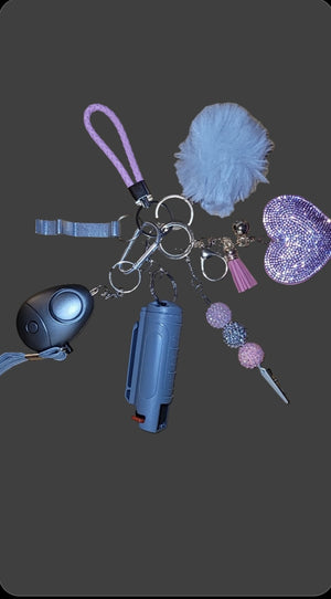 Mix and Match Collection Safety keychain