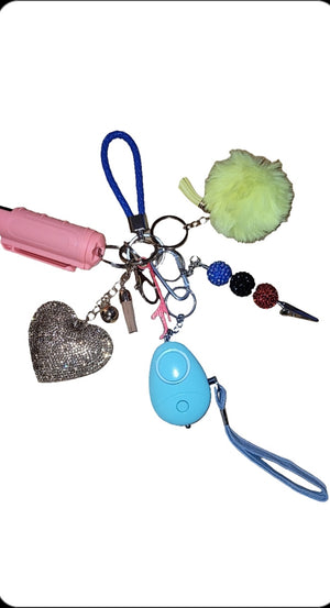 Mix and Match Collection Safety keychain