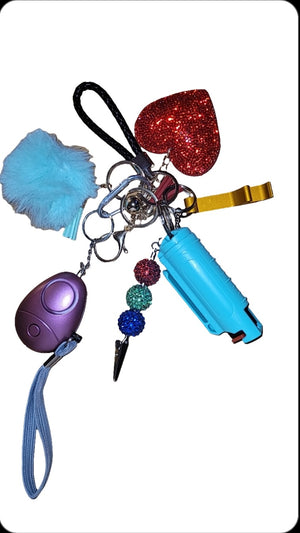 Mix and Match Collection Safety keychain