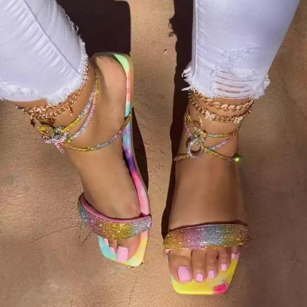 "Tie Me Up" Sandals