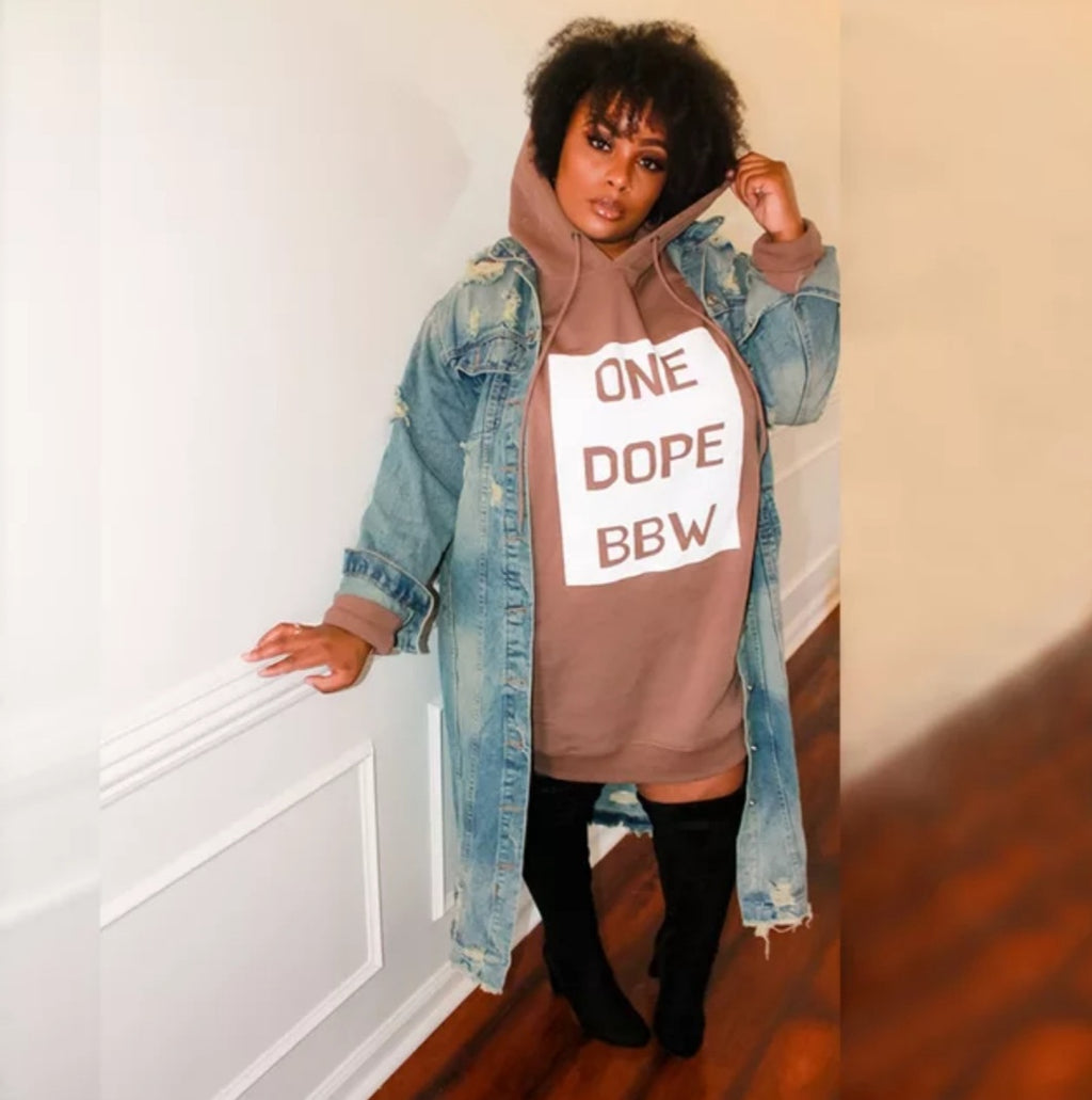 ONE DOPE BBW Plus Size Sweater Dress