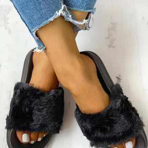 Black Fur Slides